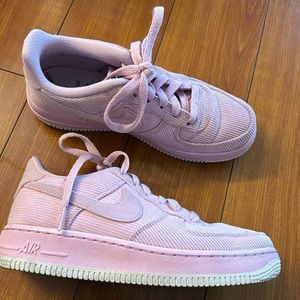 lilac/pink air force 1s